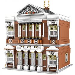 MouldKing 16032 Mould King 16032 non  XIAOCHENG CHƠI HỘI TRƯỜNG bộ đồ chơi xếp lắp ráp ghép mô hình Modular Buildings NOVATOWN CONCERT HALL Mô Hình Nhà Cửa 2875 khối