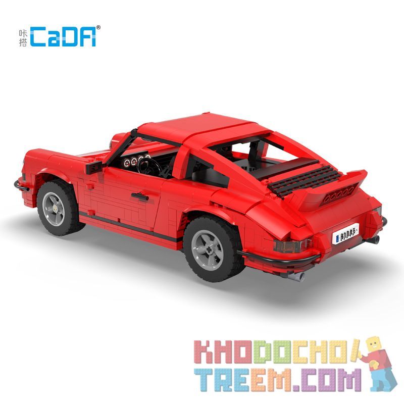 DOUBLEE CADA C61045 61045 non  XE THỂ THAO RETRO PORSCHE 911 12 5 tỷ lệ 1:12.5 bộ đồ chơi xếp lắp ráp ghép mô hình Creator Expert Chuyên Gia Sáng Tạo 1429 khối