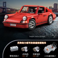 DOUBLEE CADA C61045 61045 non  XE THỂ THAO RETRO PORSCHE 911 12 5 tỷ lệ 1:12.5 bộ đồ chơi xếp lắp ráp ghép mô hình Creator Expert Chuyên Gia Sáng Tạo 1429 khối