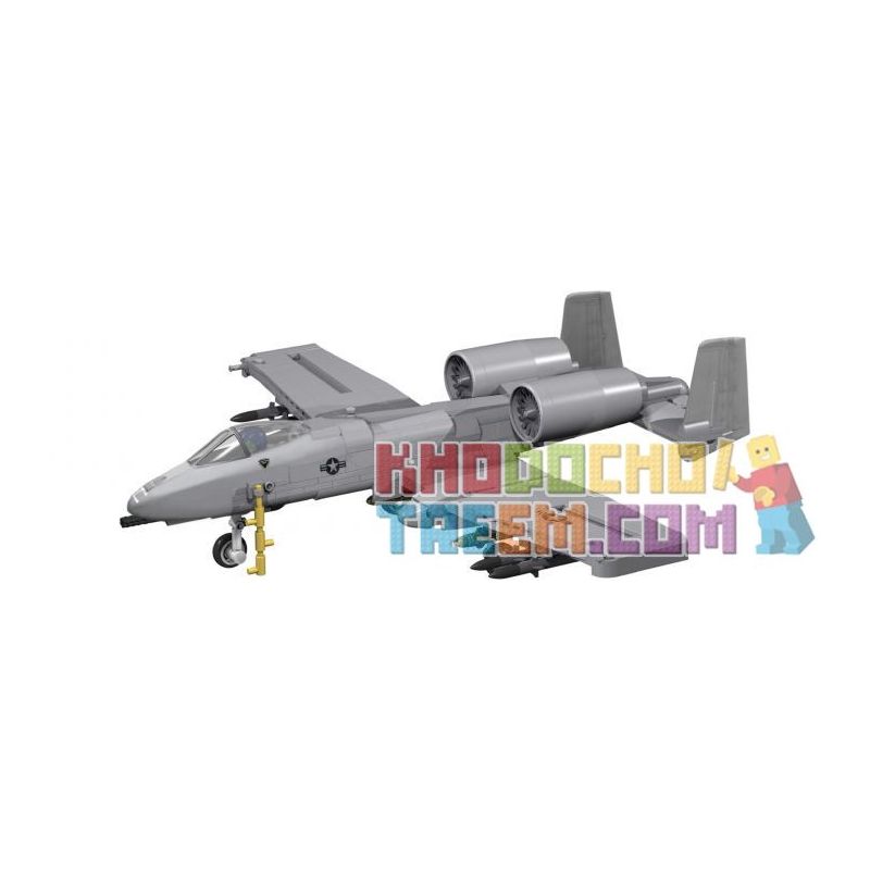 COBI CHARACTER BUILDING COBI-5812 5812 COBI5812 non Lego A-10 THẦN SẤM II WARTHOG bộ đồ chơi xếp lắp ráp ghép mô hình Military Army A-10 THUNDERBOLD II WARTHOG Quân Sự Bộ Đội 550 khối