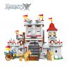 AUSINI 27110 non  LÂU ĐÀI SƯ TỬ bộ đồ chơi xếp lắp ráp ghép mô hình Medieval Castle KNIGHTS Chiến Tranh Trung Cổ 1118 khối