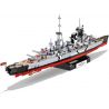 COBI CHARACTER BUILDING COBI-4823 4823 COBI4823 non  OU ROOT PRINCE HẠNG NẶNG CRUISER bộ đồ chơi xếp lắp ráp ghép mô hình Military Army PRINCE EUGEN HEAVY CRUISER Quân Sự Bộ Đội 1790 khối