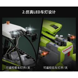 CADA C61051 61051 REBRICKABLE MOC-35607 35607 MOC35607 non  BỘ TẢI ĐIỀU KHIỂN TỪ XA ĐIỆN ĐẦY ĐỦ TÍNH NĂNG tỷ lệ 1:17 bộ đồ chơi xếp lắp ráp ghép mô hình  MULTI-FUNCTION LOADER Kỹ Thuật Công Nghệ Cao Mô Hình Phương Tiện 1408 khối