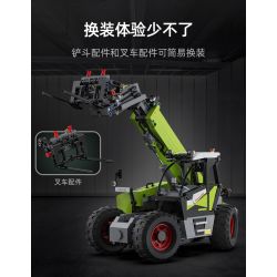 CADA C61051 61051 REBRICKABLE MOC-35607 35607 MOC35607 non  BỘ TẢI ĐIỀU KHIỂN TỪ XA ĐIỆN ĐẦY ĐỦ TÍNH NĂNG tỷ lệ 1:17 bộ đồ chơi xếp lắp ráp ghép mô hình  MULTI-FUNCTION LOADER Kỹ Thuật Công Nghệ Cao Mô Hình Phương Tiện 1408 khối