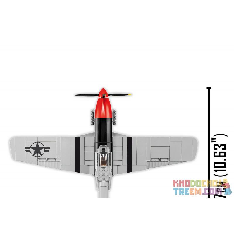 COBI CHARACTER BUILDING 5806 COBI-5806 COBI5806 non  NGỰA HOANG P51D. bộ đồ chơi xếp lắp ráp ghép mô hình TOP GUN MUSTANG P51D 265 khối