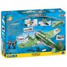 COBI CHARACTER BUILDING COBI-5717 5717 COBI5717 non  MÁY BAY NÉM BOM HE 111 P-2 bộ đồ chơi xếp lắp ráp ghép mô hình Military Army HEINKEL 111 P-2 Quân Sự Bộ Đội 675 khối