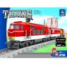 AUSINI 25807 non  XE LỬA bộ đồ chơi xếp lắp ráp ghép mô hình City TRAINS Thành Phố 588 khối