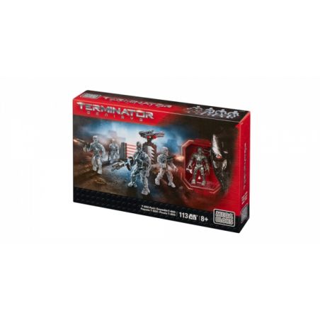 MEGA BLOKS CNG02 non  T-800. bộ đồ chơi xếp lắp ráp ghép mô hình Terminator T-800 PACK Kẻ Hủy Diệt 113 khối
