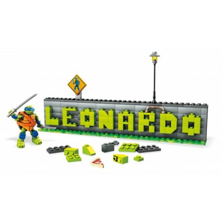 MEGA BLOKS DRV34 non  TÊN SET. bộ đồ chơi xếp lắp ráp ghép mô hình Teenage Mutant Ninja Turtles NAME BUILDER SET Ninja Rùa