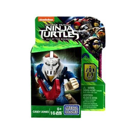 MEGA BLOKS DPW15 non  KATHY JONES. bộ đồ chơi xếp lắp ráp ghép mô hình Teenage Mutant Ninja Turtles CASEY JONES Ninja Rùa 16 khối