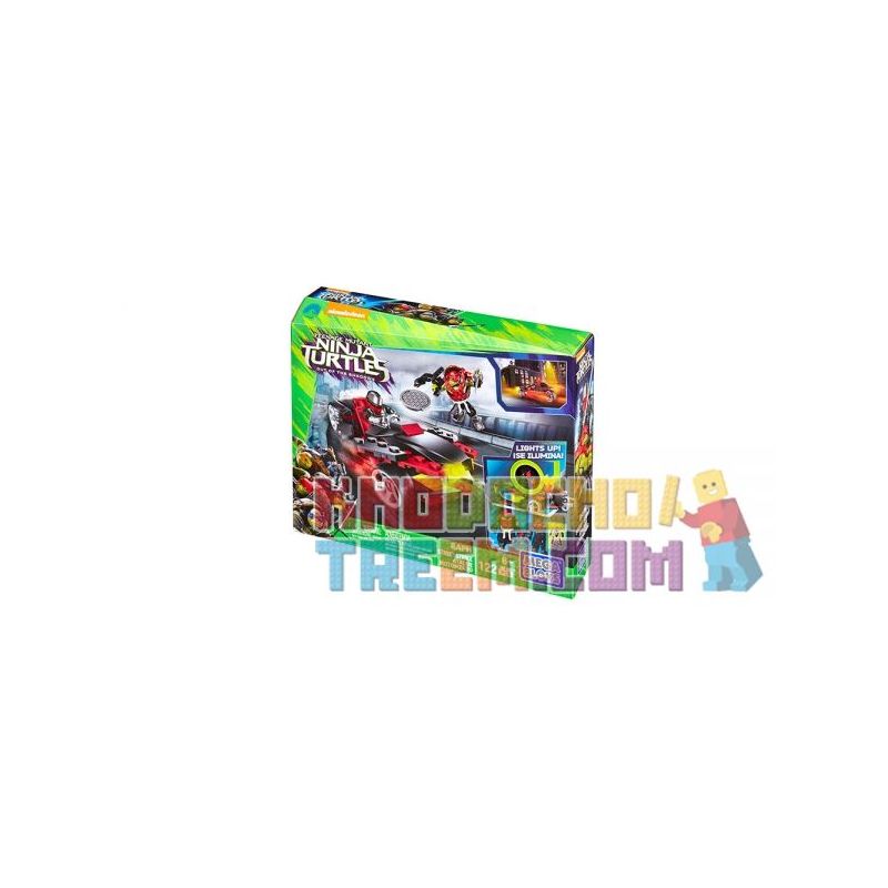 MEGA BLOKS DPF80 non Lego ĐƯỜNG RAVF bộ đồ chơi xếp lắp ráp ghép mô hình Teenage Mutant Ninja Turtles RAPH STREET STRIKE Ninja Rùa 122 khối