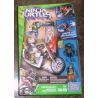 MEGA BLOKS DPF79 non  XE MÁY GIA SÚC. bộ đồ chơi xếp lắp ráp ghép mô hình Teenage Mutant Ninja Turtles ROCKSTEADY MOTO ATTACK Ninja Rùa 86 khối