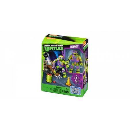 MEGA BLOKS DPF61 non  ĐÀO TẠO NHẢY DONNEY bộ đồ chơi xếp lắp ráp ghép mô hình Teenage Mutant Ninja Turtles DONNIE JUMP TRAINING Ninja Rùa 28 khối