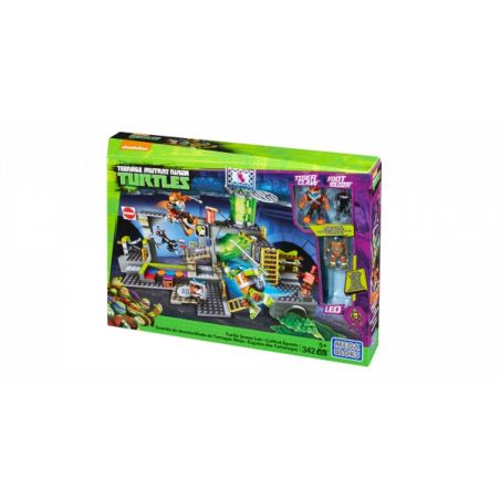 MEGA BLOKS DMX55 non  NÔNG THÒ CŨ CỦA NINJA RÙA bộ đồ chơi xếp lắp ráp ghép mô hình Teenage Mutant Ninja Turtles TURTLE SEWER LAIR 342 khối