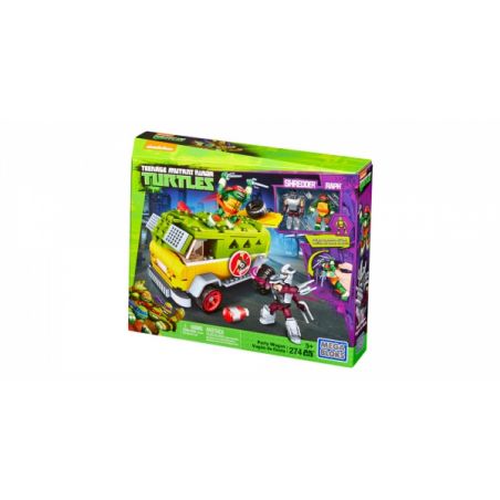MEGA BLOKS DMX54 non  ĐẢNG XE bộ đồ chơi xếp lắp ráp ghép mô hình Teenage Mutant Ninja Turtles PARTY WAGON Ninja Rùa 274 khối