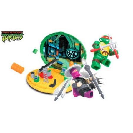 MEGA BLOKS 1407 non  PHÒNG THÍ NGHIỆM KHÔNG GIAN bộ đồ chơi xếp lắp ráp ghép mô hình Teenage Mutant Ninja Turtles SPACE LAB Ninja Rùa 120 khối