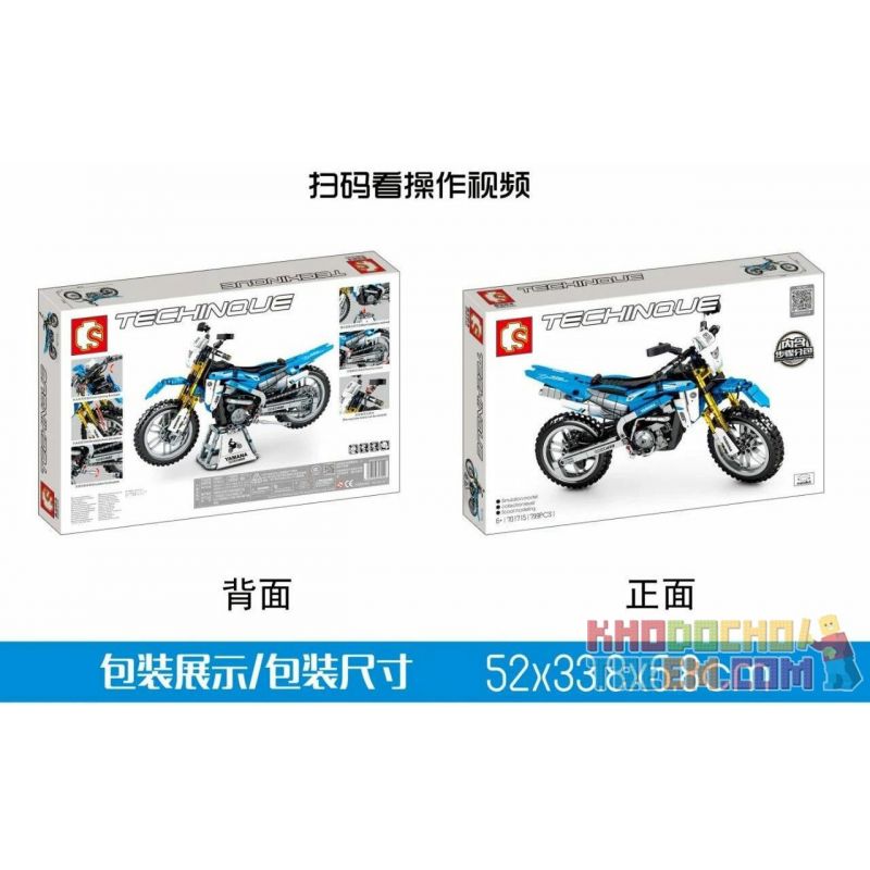 SEMBO 701715 non  YAMAHA WR450. bộ đồ chơi xếp lắp ráp ghép mô hình  YAMAHA WR450F Kỹ Thuật Công Nghệ Cao Mô Hình Phương Tiện 799 khối SEMBO 701715 non  YAMAHA WR450. bộ đồ chơi xếp lắp ráp ghép mô hình  YAMAHA WR450F Kỹ Thuật Công Nghệ Cao Mô Hình Phương Tiện 799 khối