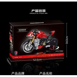SHENZHEN RAEL ENTERTAINMENT 50051 non  DUKADI PANIGALE V4S. bộ đồ chơi xếp lắp ráp ghép mô hình  DUCATI V4S Kỹ Thuật Công Nghệ Cao Mô Hình Phương Tiện 827 khối
