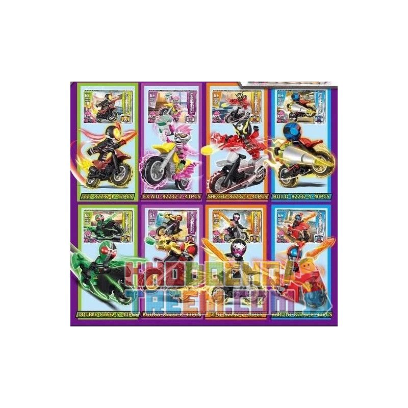 818 82232 non Lego NGƯỜI HÂM MỘ. bộ đồ chơi xếp lắp ráp ghép mô hình Movie & Game KAMEN WARRIOR Phim Và Trò Chơi