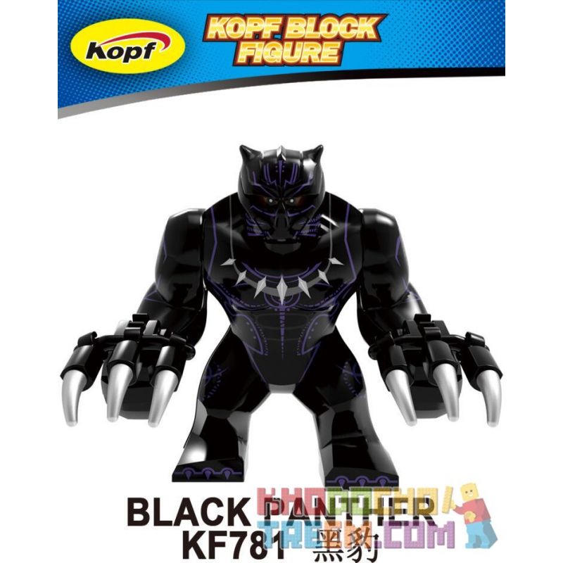 KOPF KF781 non Lego CON BEO bộ đồ chơi xếp lắp ráp ghép mô hình Marvel Super Heroes BLACK PANTHER Siêu Anh Hùng Marvel