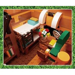 MouldKing 16033 16033D Mould King 16033 16033D non  NHÀ TRÊN CÂY bộ đồ chơi xếp lắp ráp ghép mô hình Modular Buildings NOVATOWN TREE HOUSE Mô Hình Nhà Cửa 3958 khối