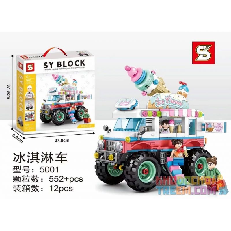 SHENG YUAN SY 50001 5001 non Lego KEM bộ đồ chơi xếp lắp ráp ghép mô hình 552 khối