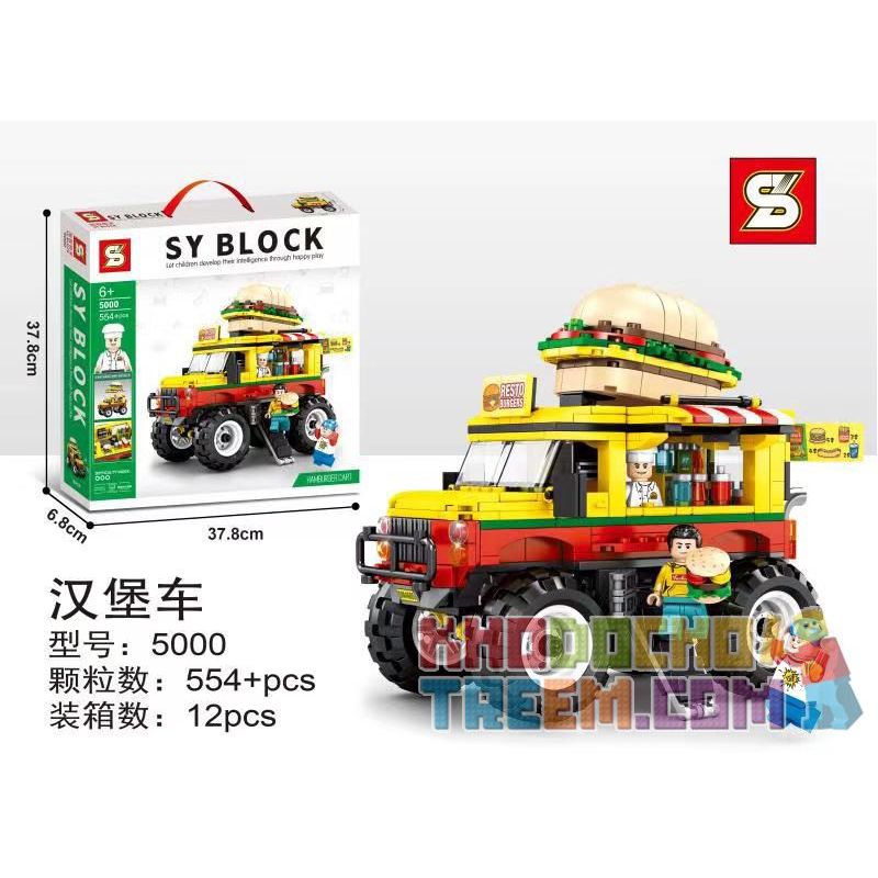 SHENG YUAN SY 5000 non Lego HAMBURG. bộ đồ chơi xếp lắp ráp ghép mô hình 554 khối