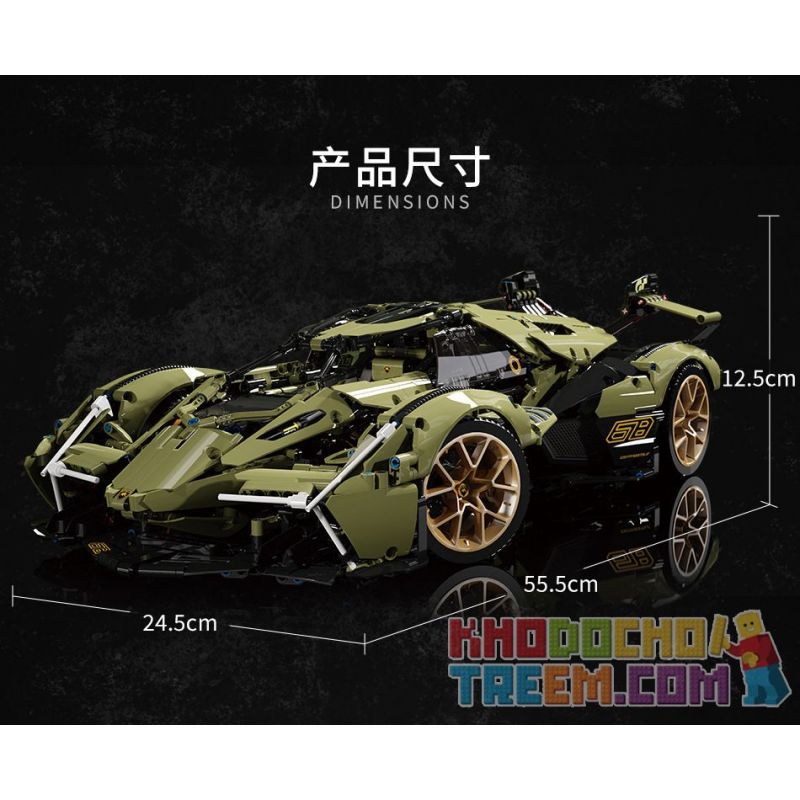 MOYU BLOCK MY88001 88001 MY88001A 88001A MY88001B 88001B Xếp hình kiểu Lego Lamborghini  Lambo V12 Vision Gt Concept Car Lamborghini Lambo V12 Vision Gt Khái Niệm  Xe Hơi giá sốc rẻ nhất