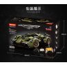 MOYU BLOCK MY88001 88001 MY88001A 88001A MY88001B 88001B MY88001C 88001C BAKA TECHNOLOGY BK6603 6603 non  LAMBORGHINI V12 VISION GT KHÁI NIỆM XE HƠI tỷ lệ 1:8 bộ đồ chơi xếp lắp ráp ghép mô hình  Kỹ Thuật Công Nghệ Cao Mô Hình Phương Tiện 2527 khối
