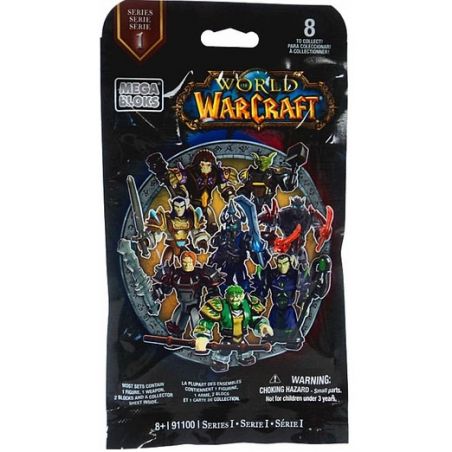 MEGA BLOKS 91100 non  HÌNH HÀNH ĐỘNG THU NHỎ DÒNG 1 bộ đồ chơi xếp lắp ráp ghép mô hình Computer Games WOW MAF SERIES (RANDOM PACK) Trò Chơi