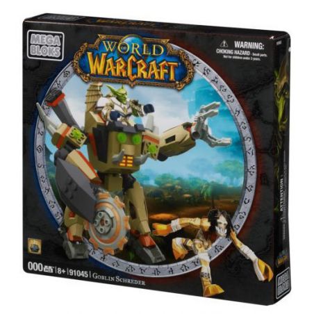 MEGA BLOKS 91045 non  TÍCH LŨY MẶT ĐẤT bộ đồ chơi xếp lắp ráp ghép mô hình Computer Games GOBLIN SHREDDER Trò Chơi 128 khối