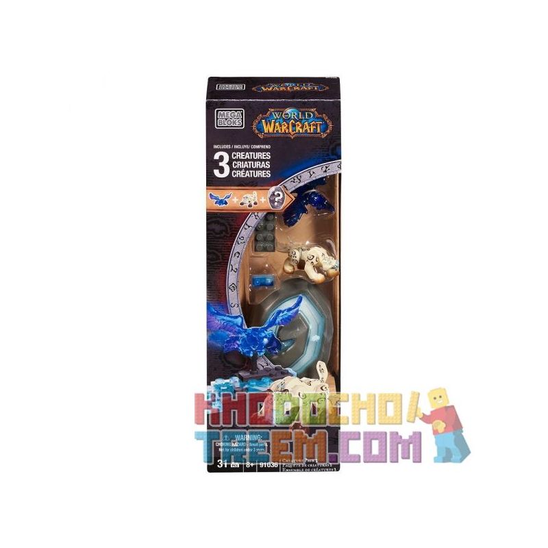 MEGA BLOKS 91036 non Lego GÓI SINH VẬT 2. bộ đồ chơi xếp lắp ráp ghép mô hình Computer Games CREATURE PACK 2 Trò Chơi 31 khối