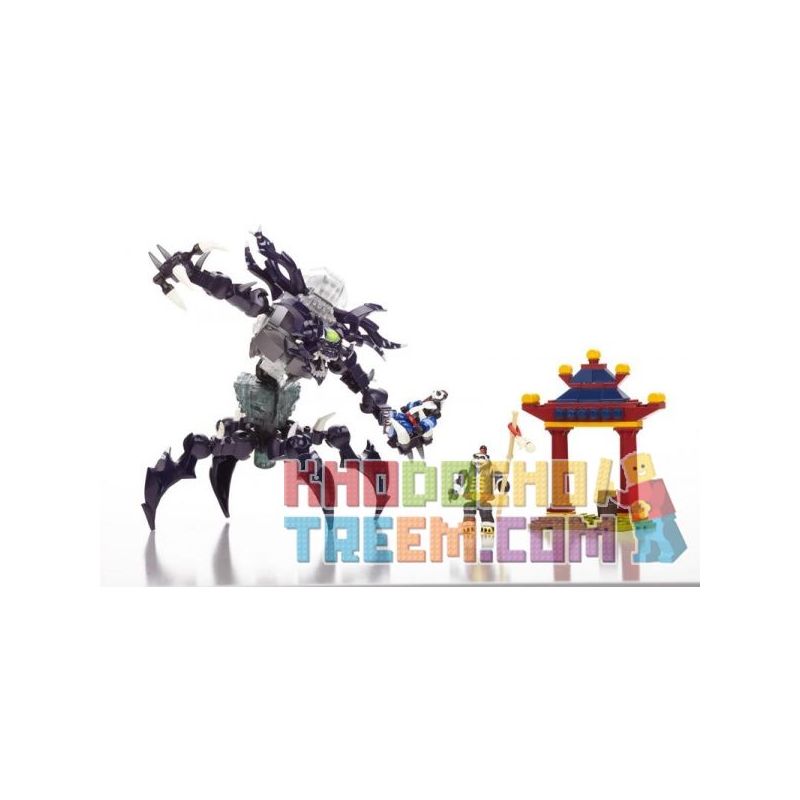 MEGA BLOKS 91046 non Lego SỰ PHẪN NỘ bộ đồ chơi xếp lắp ráp ghép mô hình Computer Games SHA OF ANGER Trò Chơi 213 khối