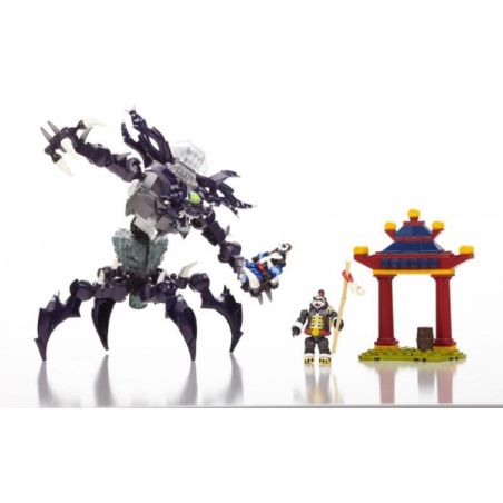 MEGA BLOKS 91046 non  SỰ PHẪN NỘ bộ đồ chơi xếp lắp ráp ghép mô hình Computer Games SHA OF ANGER Trò Chơi 213 khối