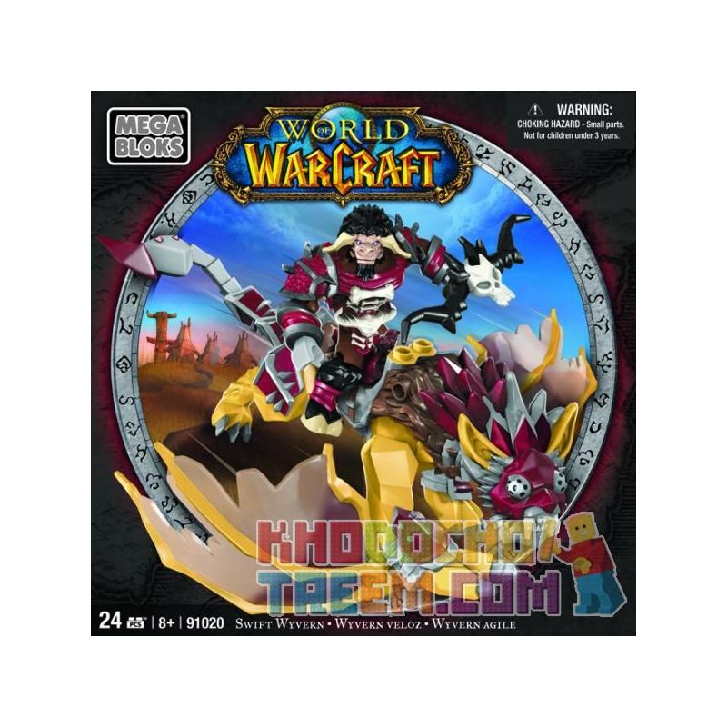 MEGA BLOKS 91020 non Lego XUNJIE SHUANGFU FEILONG. bộ đồ chơi xếp lắp ráp ghép mô hình Computer Games SWIFT WYVERN Trò Chơi 24 khối