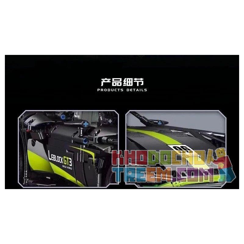 REBRICKABLE MOC-62260 62260 MOC62260 SUPER 18K K85 K136 non  ASTON MARTIN DB11. bộ đồ chơi xếp lắp ráp ghép mô hình  Kỹ Thuật Công Nghệ Cao Mô Hình Phương Tiện 1905 khối