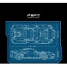 REBRICKABLE MOC-62260 62260 MOC62260 SUPER 18K K85 K136 non  ASTON MARTIN DB11. bộ đồ chơi xếp lắp ráp ghép mô hình  Kỹ Thuật Công Nghệ Cao Mô Hình Phương Tiện 1905 khối