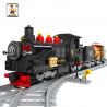 AUSINI 25812 non  XE LỬA bộ đồ chơi xếp lắp ráp ghép mô hình City TRAINS Thành Phố 586 khối