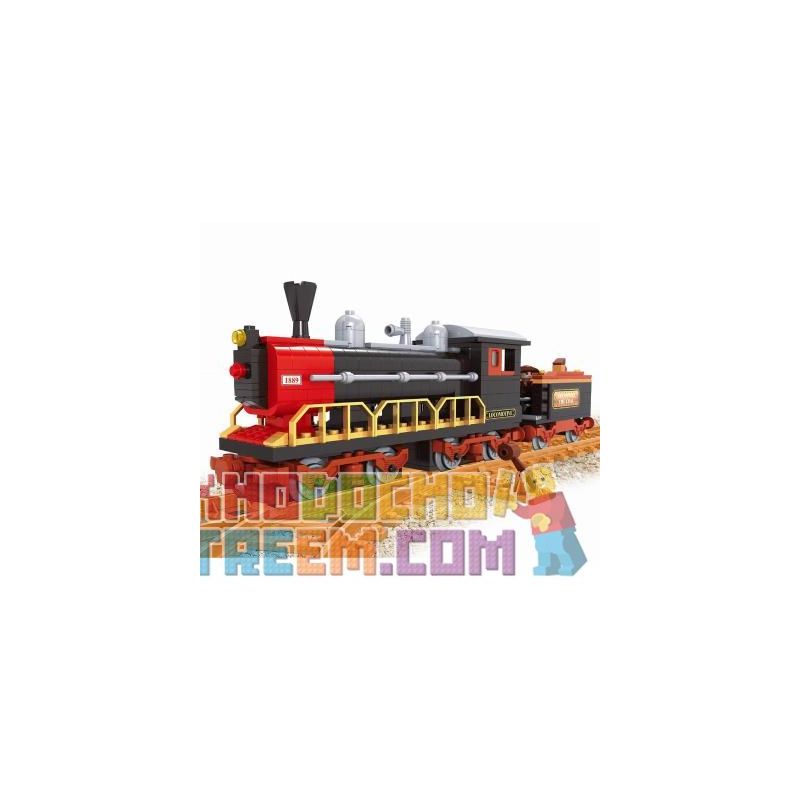 AUSINI 25610 non Lego XE LỬA bộ đồ chơi xếp lắp ráp ghép mô hình City TRAINS Thành Phố 406 khối