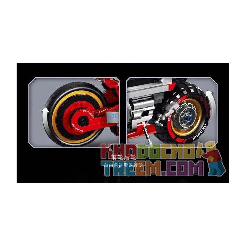 SUPER 18K K84 non  MOTOR MOTOR. bộ đồ chơi xếp lắp ráp ghép mô hình YAIBA KUSANAGI 668 khối