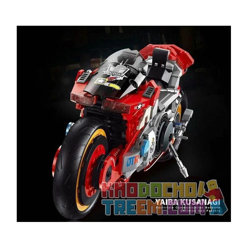 SUPER 18K K84 non  MOTOR MOTOR. bộ đồ chơi xếp lắp ráp ghép mô hình YAIBA KUSANAGI 668 khối