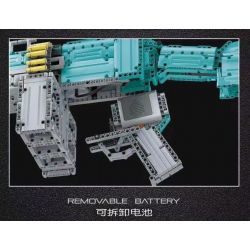 QIZHILE 86006 non  VŨ KHÍ TỰ ĐỘNG CHO LỚP M249 (SÚNG MÁY DỨA LỚN) bộ đồ chơi xếp lắp ráp ghép mô hình Gun M249 MACHINE GUN 1588 khối