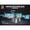QIZHILE 86006 non  VŨ KHÍ TỰ ĐỘNG CHO LỚP M249 (SÚNG MÁY DỨA LỚN) bộ đồ chơi xếp lắp ráp ghép mô hình Gun M249 MACHINE GUN 1588 khối