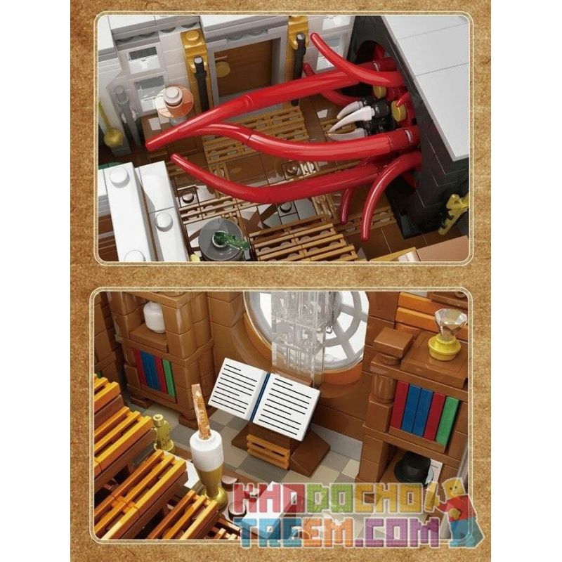 MouldKing 16037 Mould King 16037 REBRICKABLE MOC-37592 37592 MOC37592 non  THÁNH ĐỊA bộ đồ chơi xếp lắp ráp ghép mô hình Marvel Super Heroes SANCTORUM Siêu Anh Hùng Marvel 3439 khối