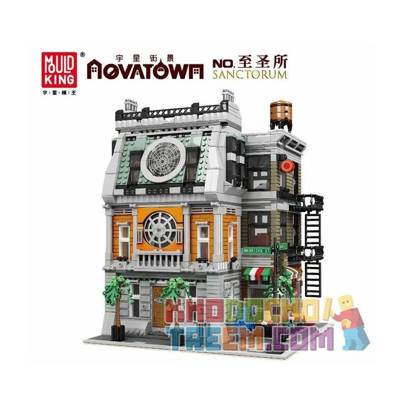 MouldKing 16037 Mould King 16037 REBRICKABLE MOC-37592 37592 MOC37592 non  THÁNH ĐỊA bộ đồ chơi xếp lắp ráp ghép mô hình Marvel Super Heroes SANCTORUM Siêu Anh Hùng Marvel 3439 khối