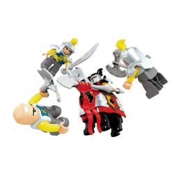HYSTOYS HONGYUANSHENG AOLEDUOTOYS HG-1312 1312 HG1312 Xếp hình kiểu    Castle Đánh Chiếm Lâu đài Trung Cổ 2 Tầng 82 khối