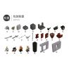 HYSTOYS HONGYUANSHENG AOLEDUOTOYS HG-1312 1312 HG1312 Xếp hình kiểu    Castle Đánh Chiếm Lâu đài Trung Cổ 2 Tầng 82 khối