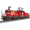 AUSINI 25826 non  XE LỬA bộ đồ chơi xếp lắp ráp ghép mô hình City TRAINS Thành Phố 529 khối