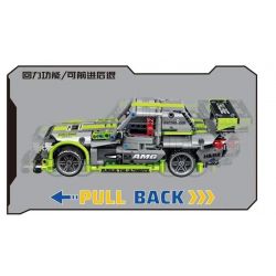 ZHEGAO QL0472 0472 non  XE BUÝT TRỞ LẠI CỦA MERCEDES-BENZ bộ đồ chơi xếp lắp ráp ghép mô hình  Kỹ Thuật Công Nghệ Cao Mô Hình Phương Tiện 699 khối