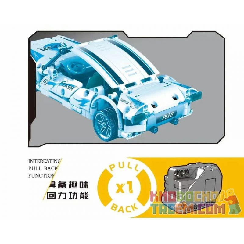 ZHEGAO QL0466 0466 non  KARSAS LFA BACK. bộ đồ chơi xếp lắp ráp ghép mô hình  LEXUS LFA Kỹ Thuật Công Nghệ Cao Mô Hình Phương Tiện 404 khối